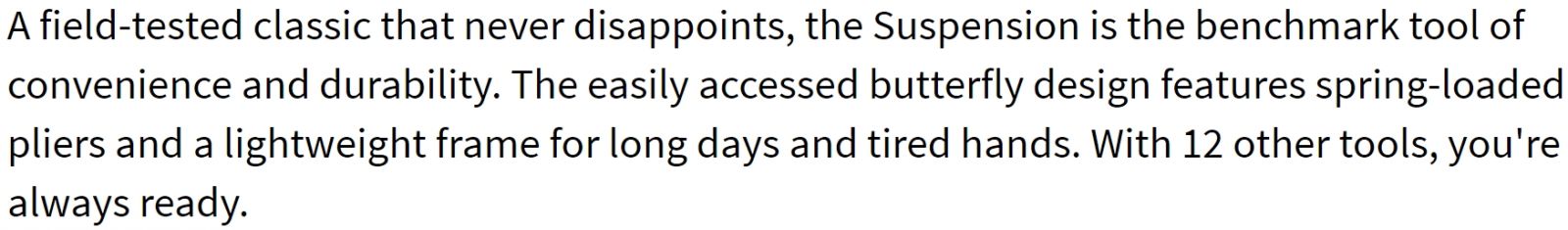 פלייר רב תכליתי GERBER TOOLS SUSPENSION